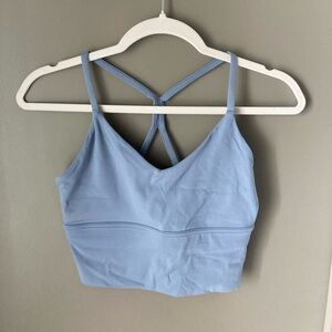 HALARA Powder Blue Strappy Crop Bralette
